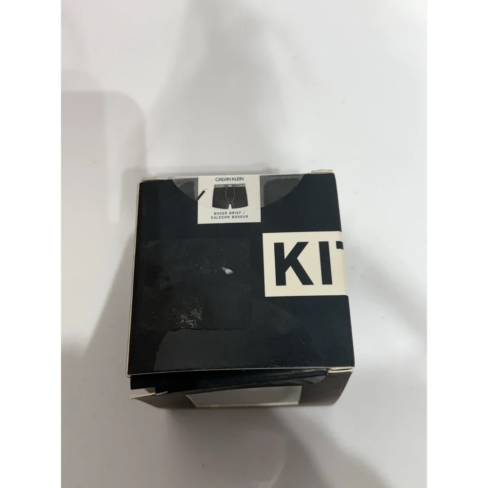 Kith x Calvin Klein Men's Boxer Briefs Black Grey Size M Brand New In Box